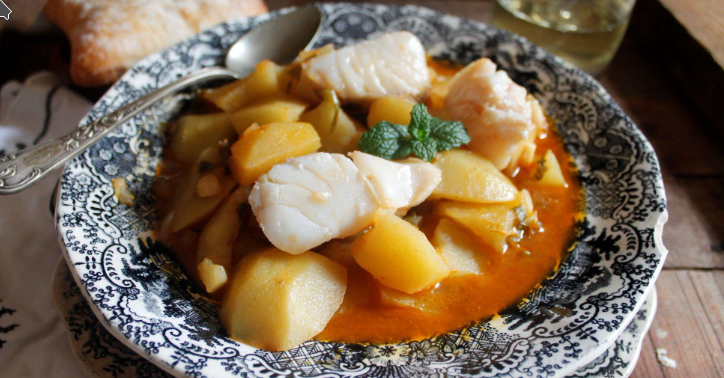 Patatas con bacalao